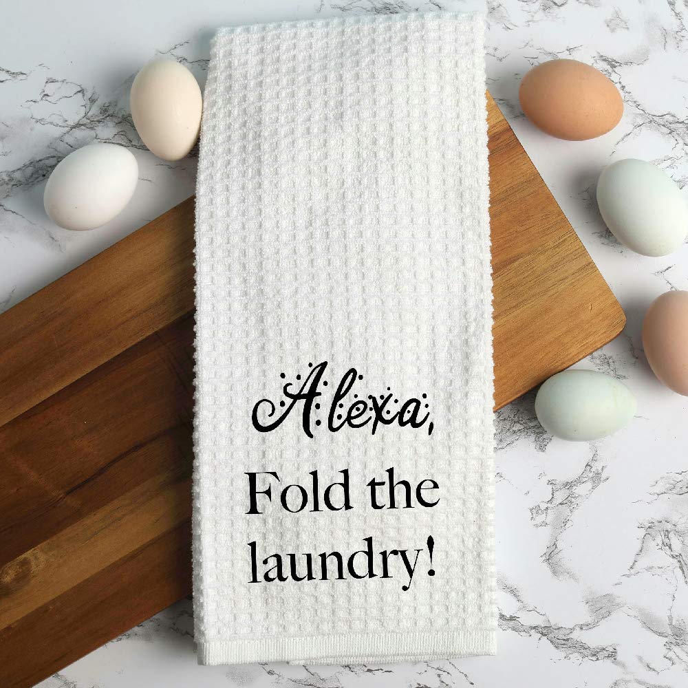 Alexa Dish Towel - Quick Dry Kitchen Towels for Dishes & Laundry