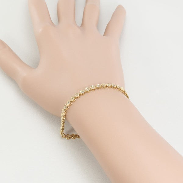 18K Yellow Gold Diamond Bracelet for Women - Elegant & Luxurious Tennis Bracelet for Everyday Wear & Special Occasions