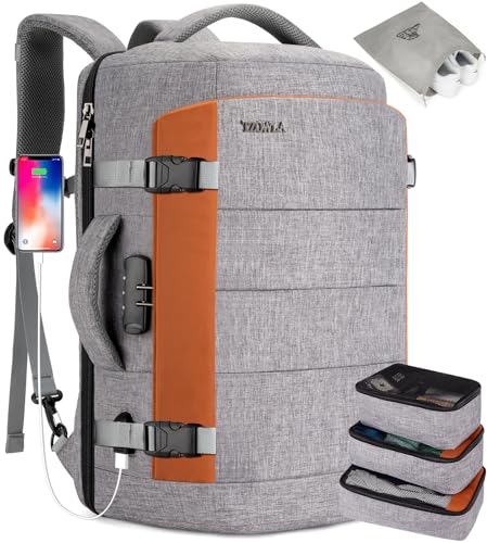 Grey(backpack With 3 Packing Cubes)