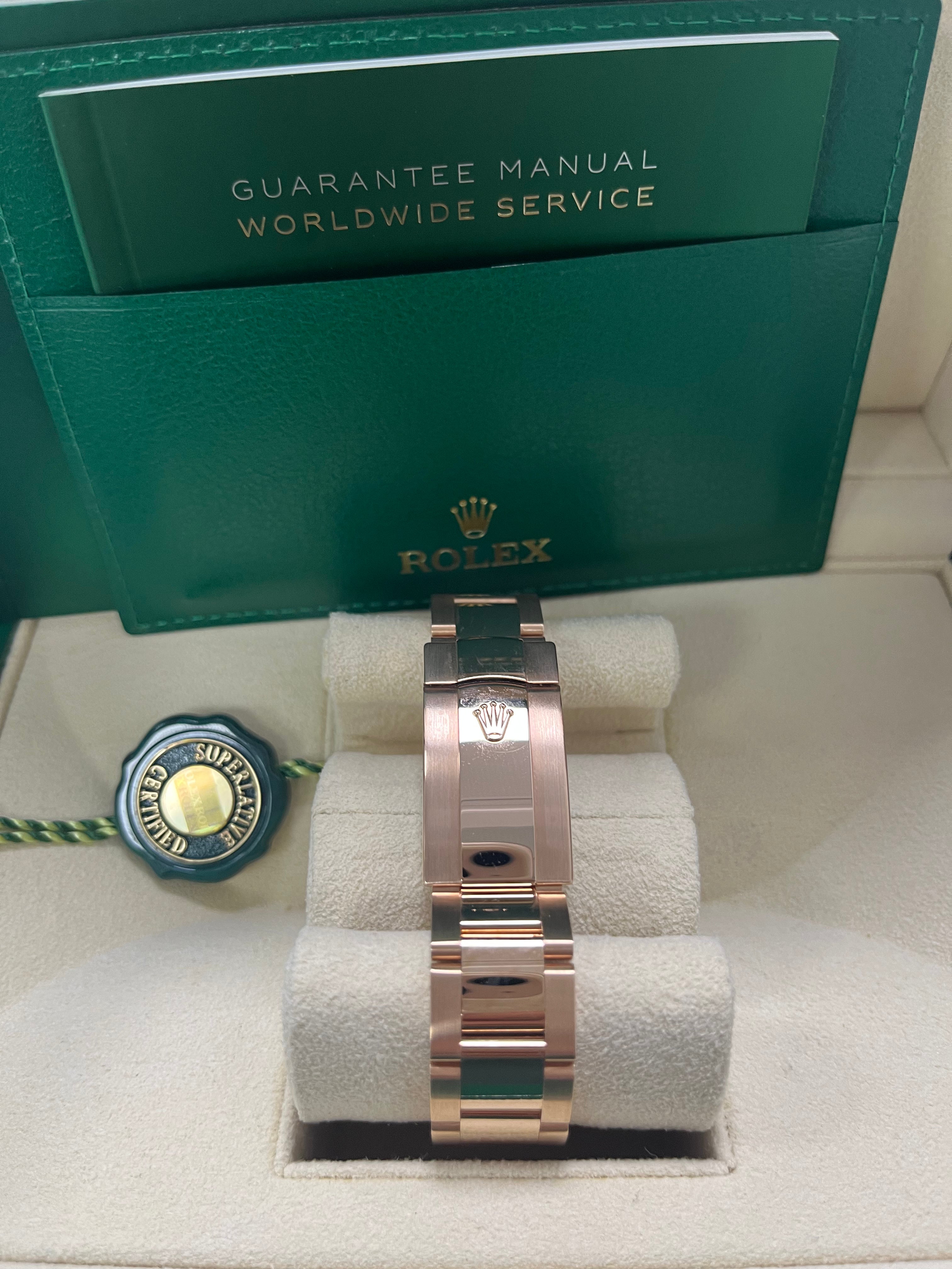 Rolex Sky-Dweller 42mm 18k Rose Gold Watch with Chocolate Sunray Arabic Dial Ref.326935 - Luxury Men's Watch for Business, Travel & Special Occasions