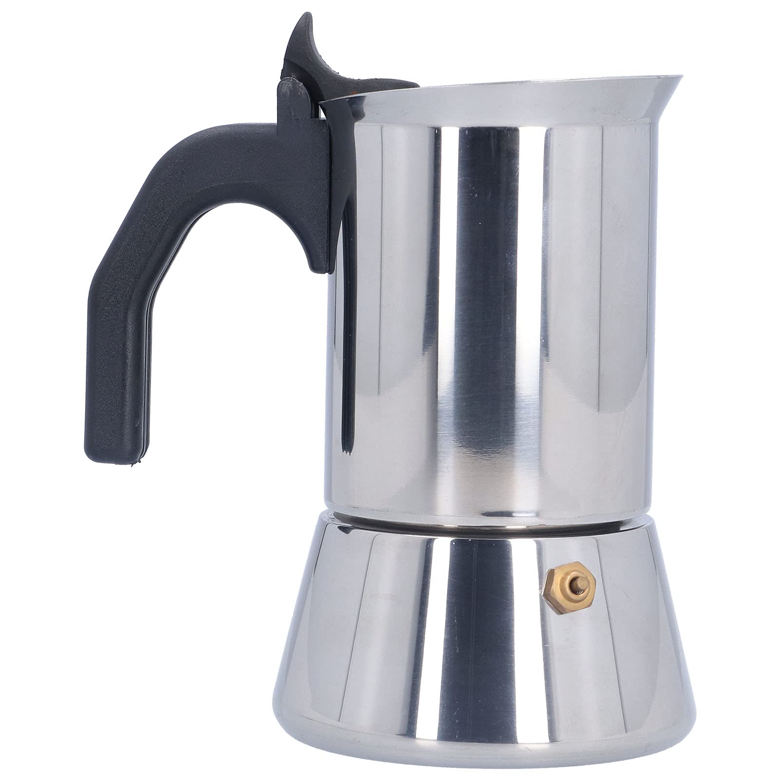 Stainless Steel Moka Pot - Thickened Espresso Coffee Maker for Stovetop, Perfect for Home & Kitchen Use | Ideal for Espresso, Latte & Pour Over Coffee