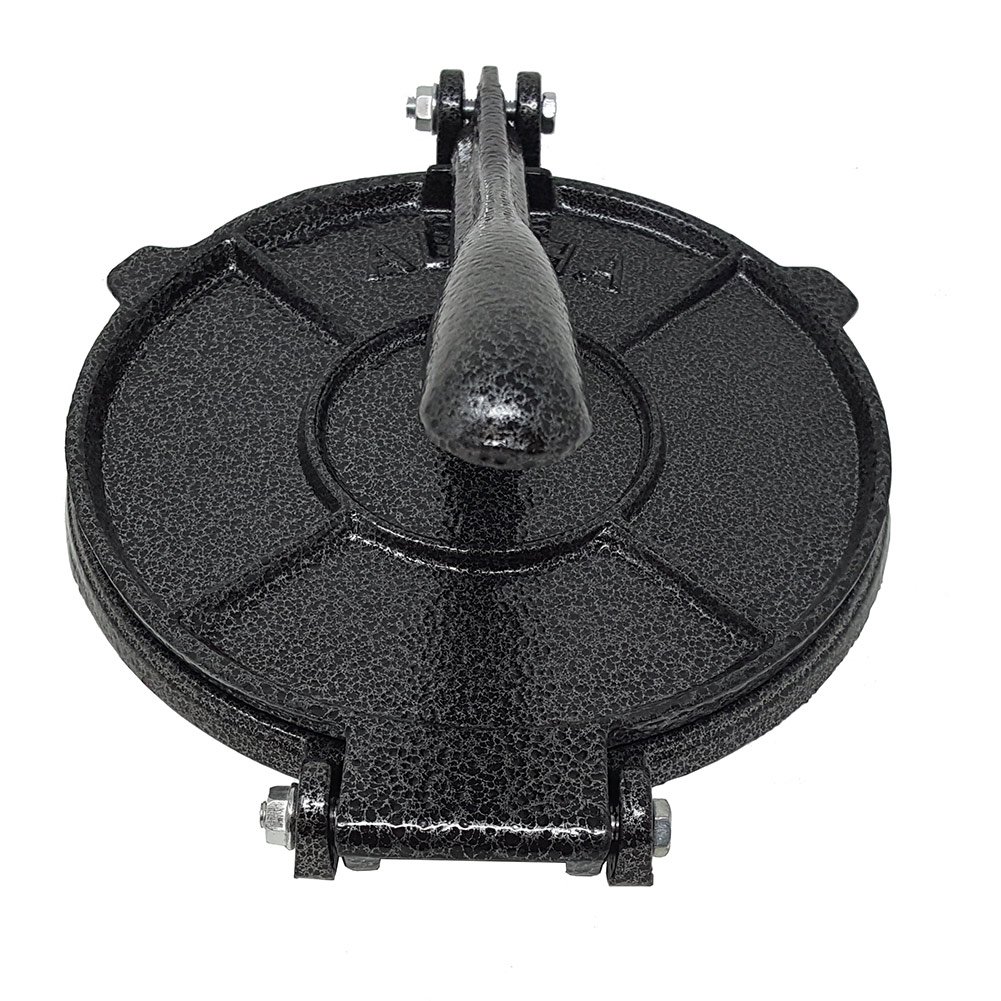 7-Inch Heavy Duty Cast Iron Tortilla Press - Authentic Mexican Tortilla Maker for Homemade Corn & Flour Tortillas - Perfect for Tacos, Quesadillas, and Enchiladas