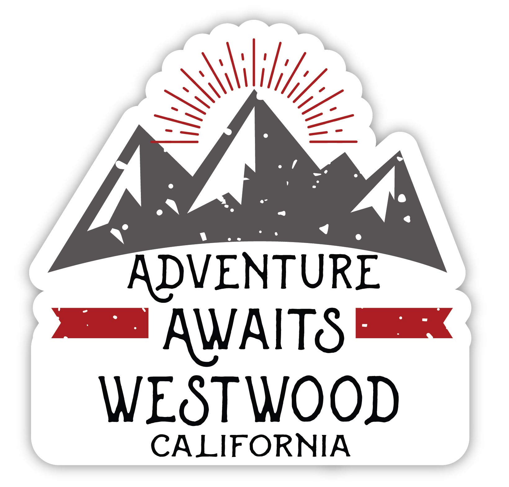 Westwood California Souvenir 4-Inch Fridge Magnet - Adventure Awaits Design - Perfect for Travel Memories & Home Decor
