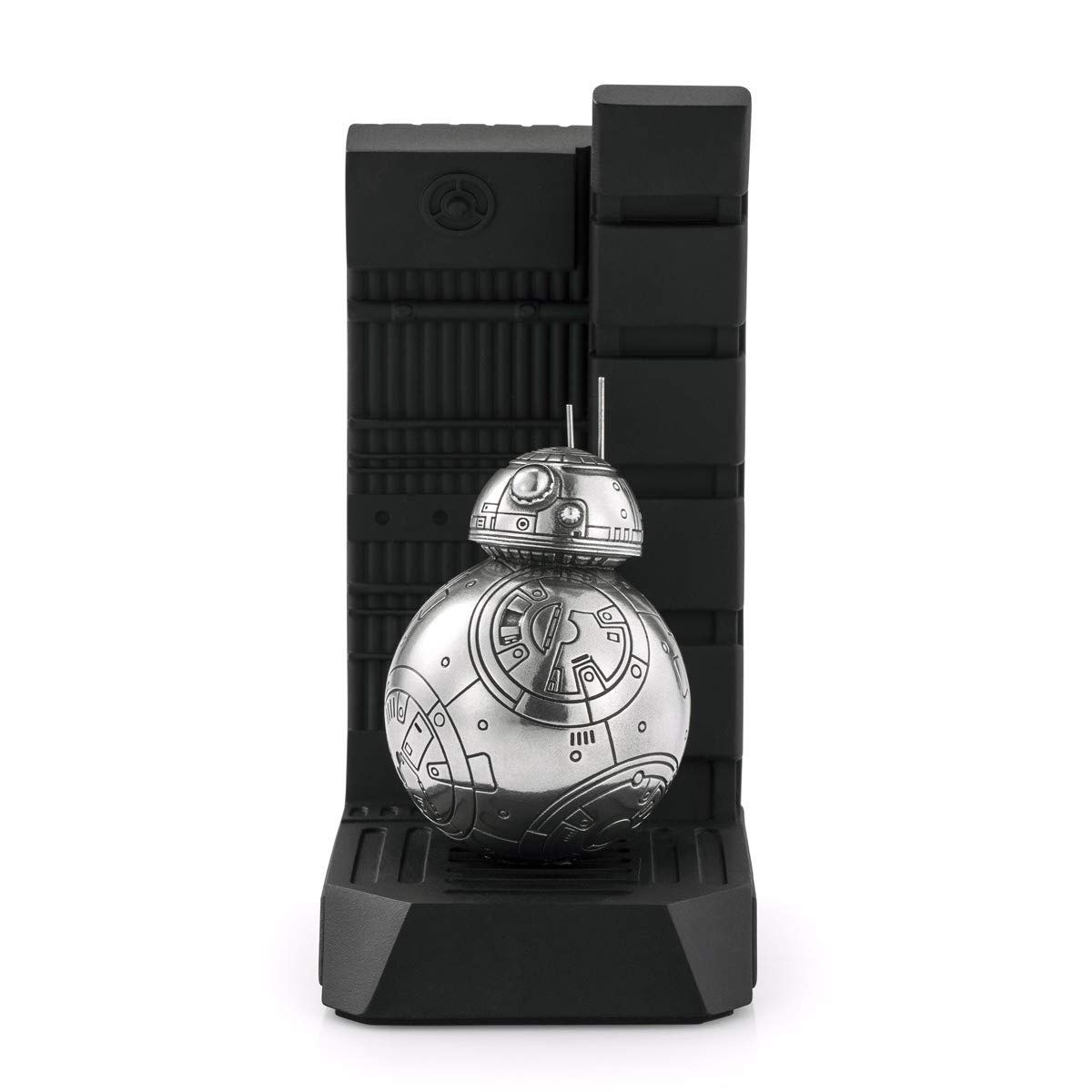 Royal Selangor Handcrafted Star Wars BB-8 Pewter Bookends - Premium Collectible Gift for Fans, Home Office Decor, Bookshelf Organizer - Perfect for Movie Memorabilia Displays & Geek Culture Enthusiasts