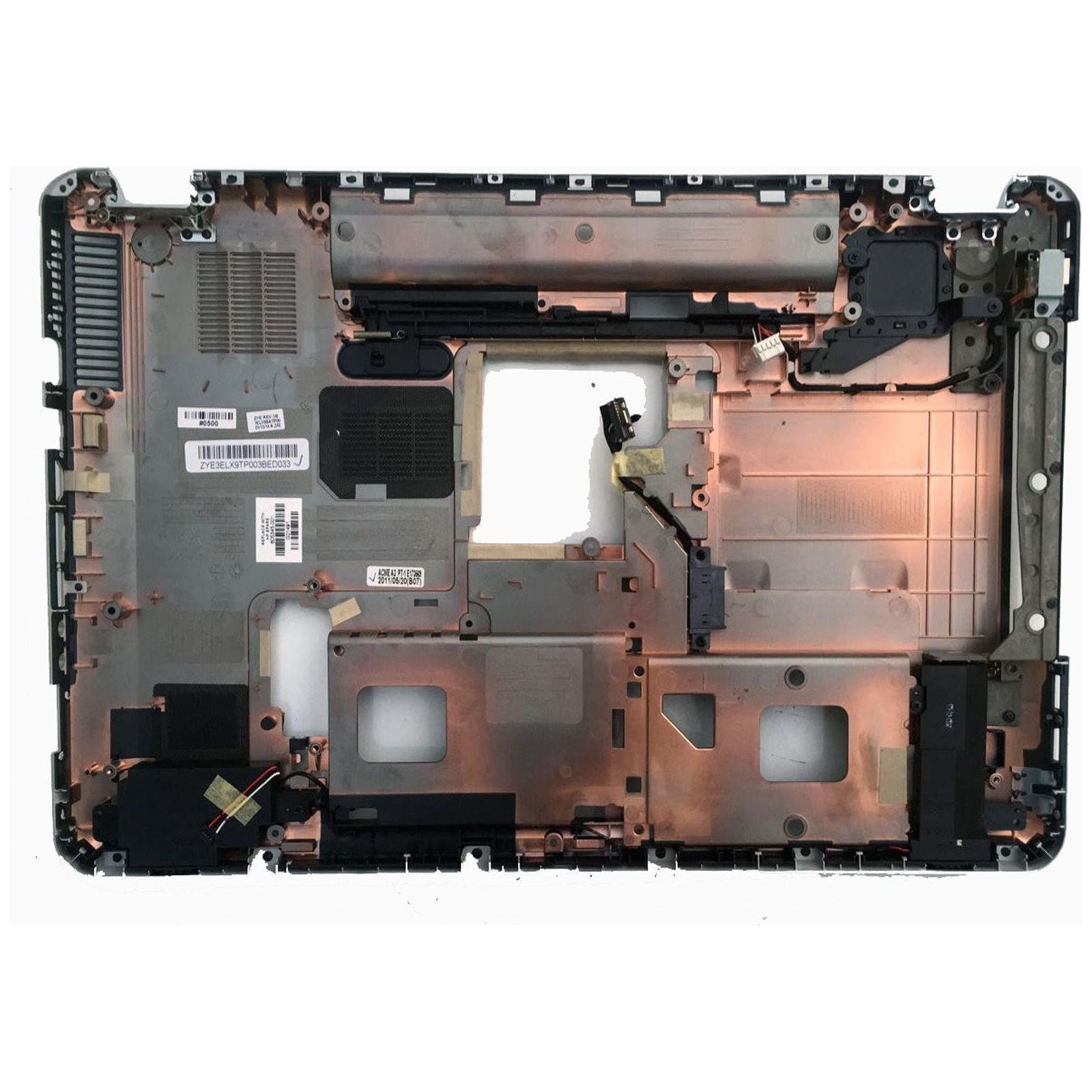 HP DV7 4000/4100/4200 Laptop Base Bottom Case Replacement - 605345-001 (No Subwoofer) | Compatible with HP Pavilion DV7 Series | Perfect for DIY Laptop Repair & Maintenance