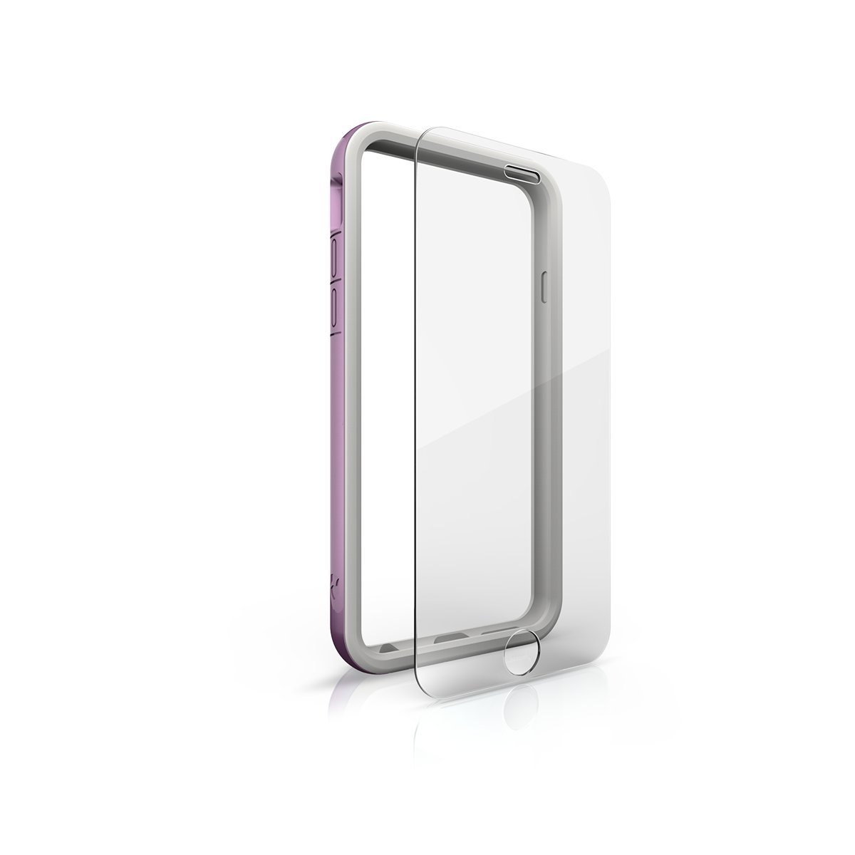 ZAGG InvisibleShield Orbit Case with Tempered Glass Screen Protector for Apple iPhone 6/6S - Orchid Purple | Shockproof Protective Cover | Perfect for Work, Travel & Everyday Use