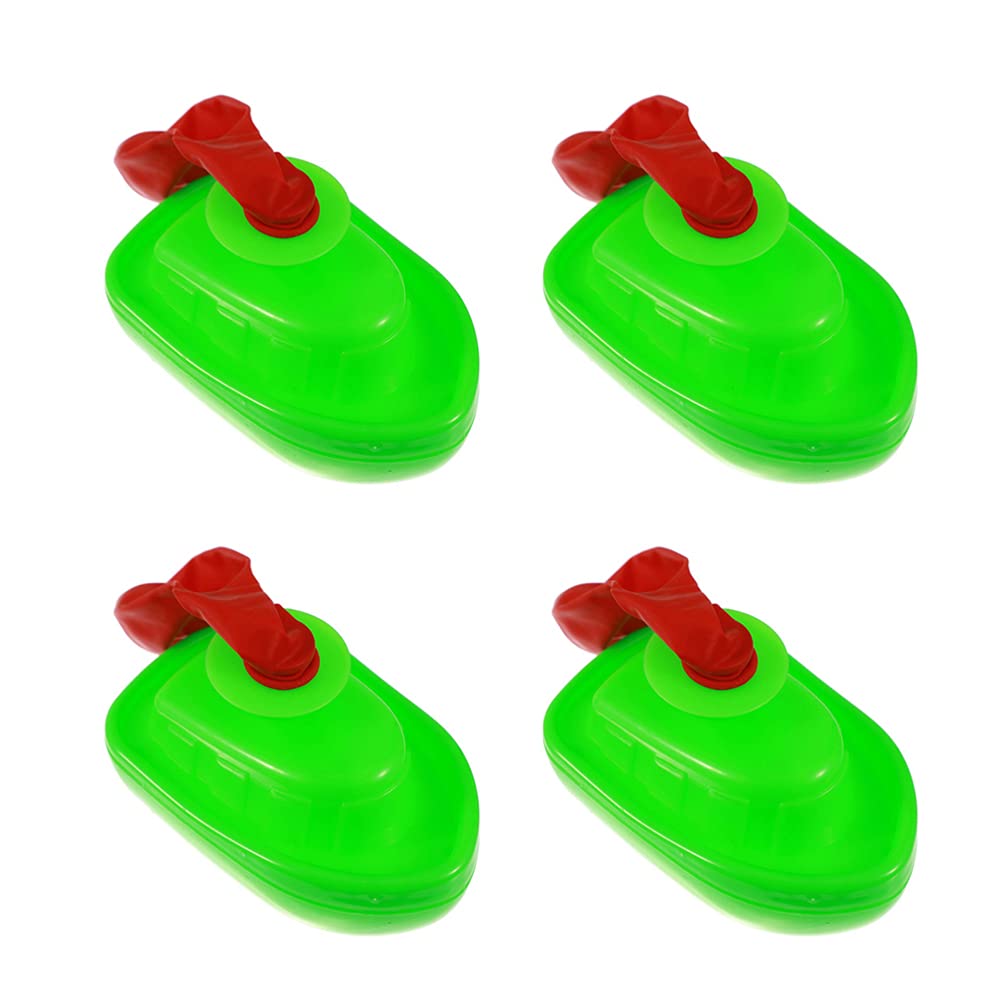 iplusmile 4pcs Air Powered Boat Science Kit - Balloon STEM Toys for Kids, DIY Science Experiment Kit, Educational School Project for Children | Perfect for Classroom Activities & Birthday Gifts
