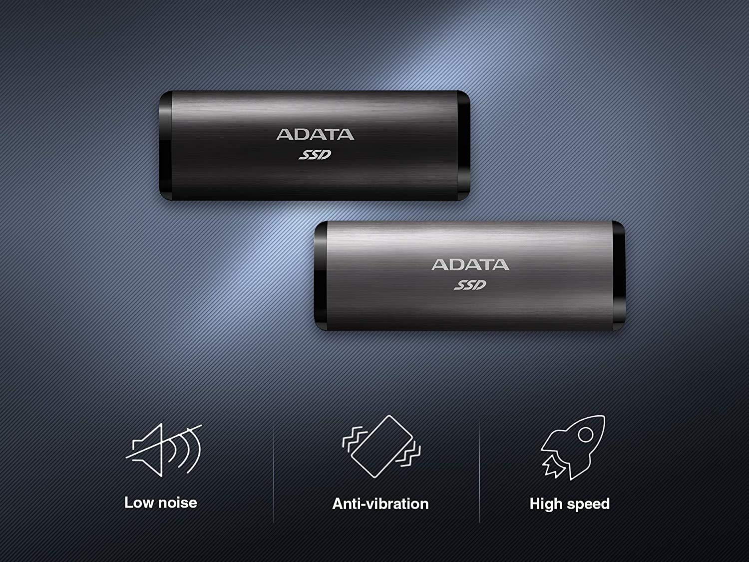ADATA SE760 2TB External SSD - USB 3.2 Gen 2 Portable Solid State Drive with USB-C, Up to 1000MB/s Read Speed, Compact & Durable for PC, Mac, Gaming, Photography & Video Editing (Black)