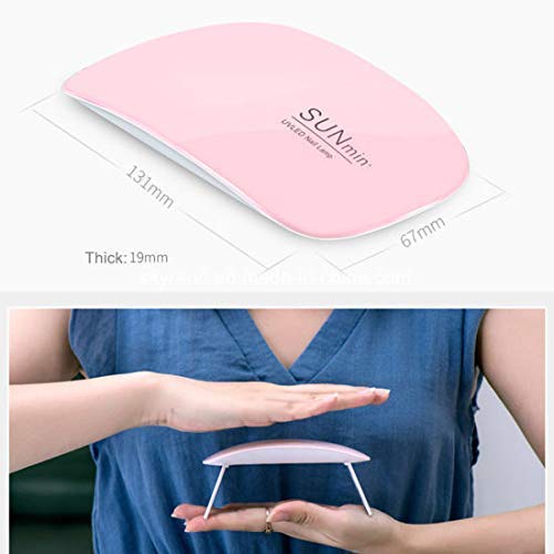 Professional UV LED Nail Dryer Lamp for Gel Polish - Fast Drying for Fingernails & Toenails - Home & Salon Use - Perfect for DIY Manicures, Pedicures & Nail Art Designs (1PC)