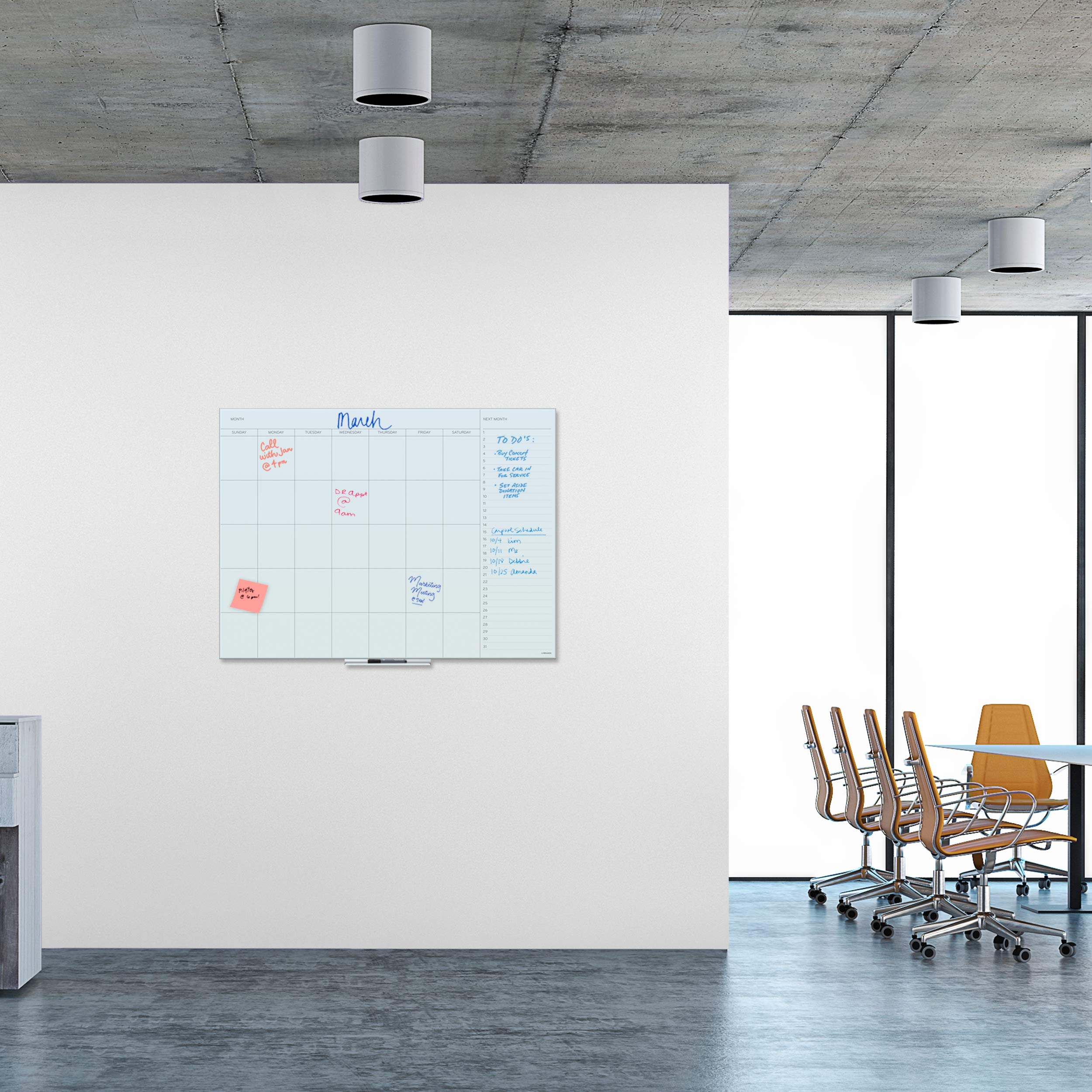 U Brands Floating Dry Erase Calendar - 35