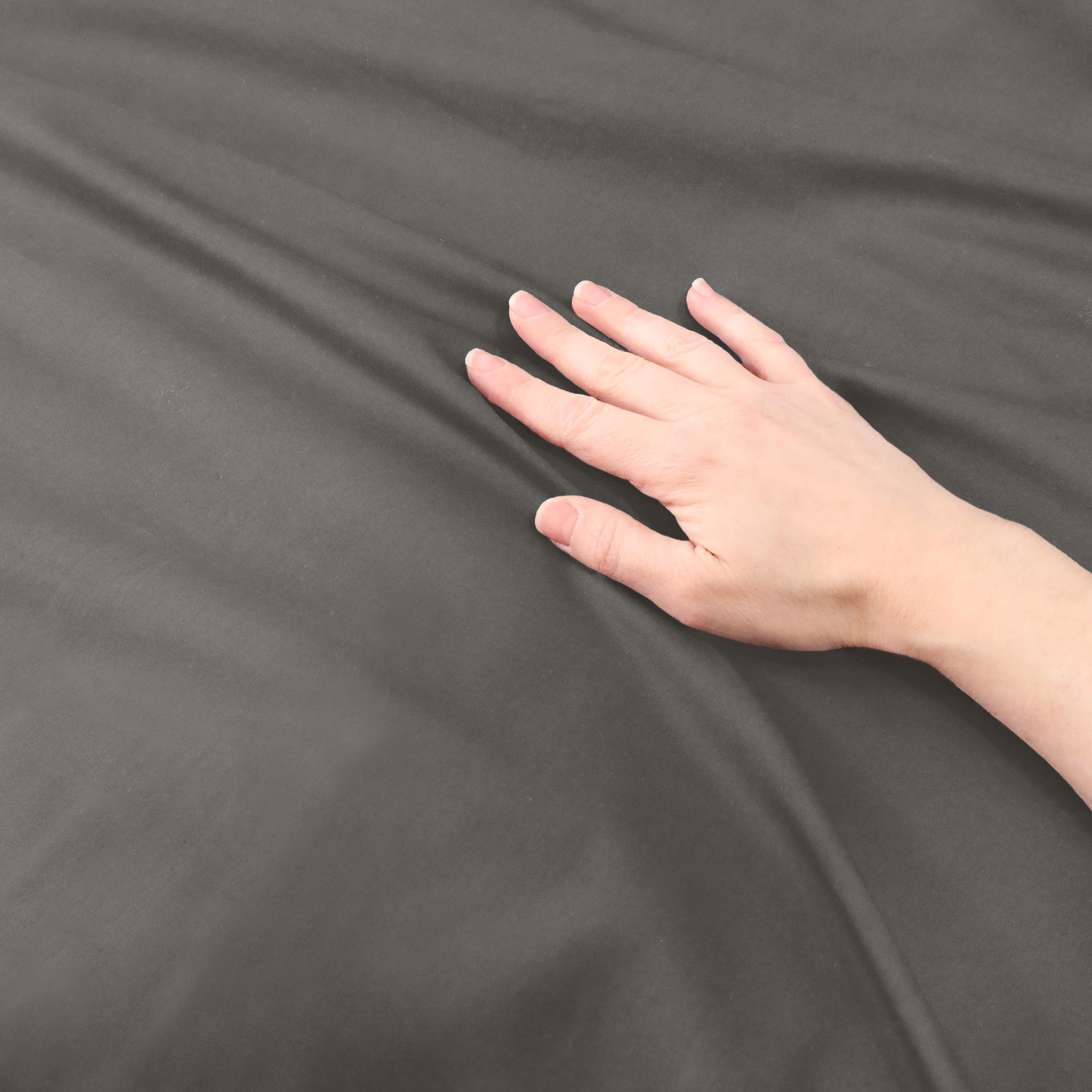 300 Thread Count Cotton Percale Solid Duvet Cover Set - Queen Size, Breathable & Soft Bedding Set for All Seasons - Perfect for Master Bedroom, Guest Room & Hotel Use