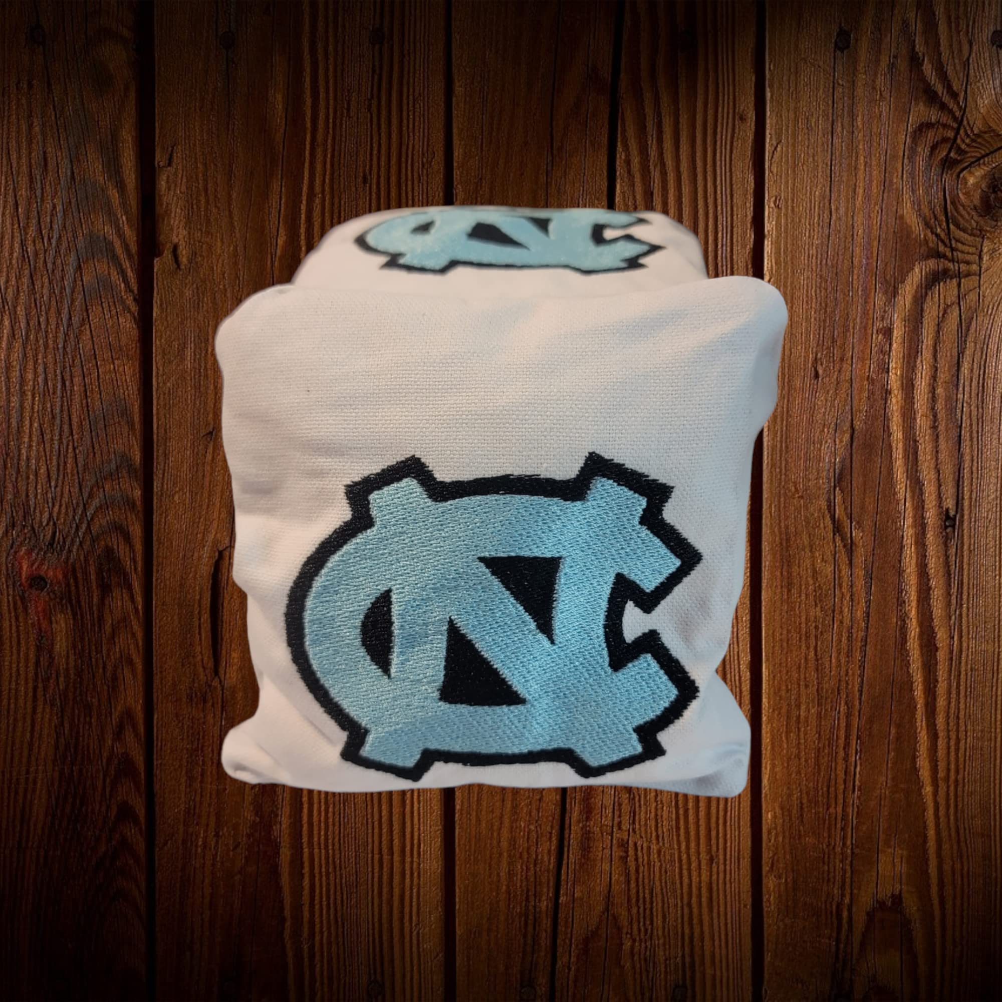 Premium All-Weather UNC Cornhole Bags Set of 8 - Durable Outdoor Game Accessories for Tailgating, Backyard Parties & Beach Games