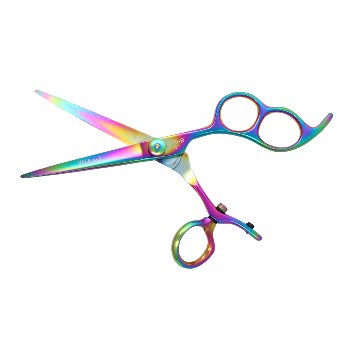 Professional 6 Inch Hair Cutting Scissors - Titanium Coated C65R Japanese Steel - Precision Styling Shears for Salon & Home Use (Barber, Hairstylist, DIY Haircut)