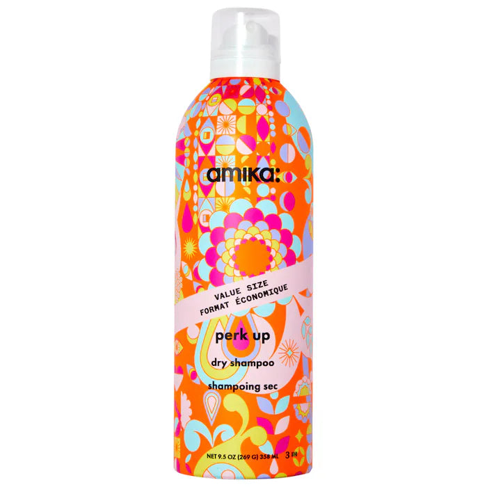 Amika Perk Up Talc-Free Dry Shampoo for Oily Hair - Quick Refresh & Volume Boost for Workouts, Travel & Busy Mornings