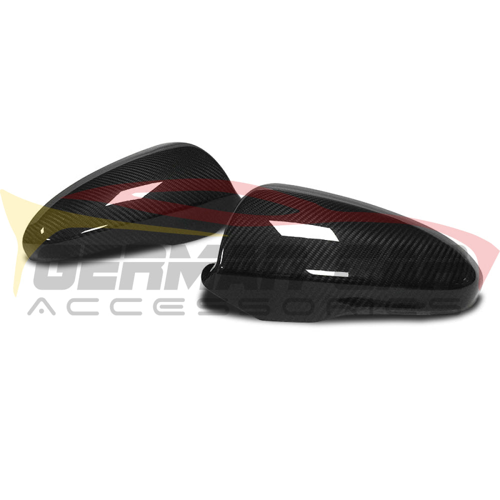 2012-2016 BMW M5 F10 Dry Carbon Fiber Mirror Caps - Lightweight & Durable Replacement for OEM - Perfect for Car Enthusiasts & Performance Upgrades