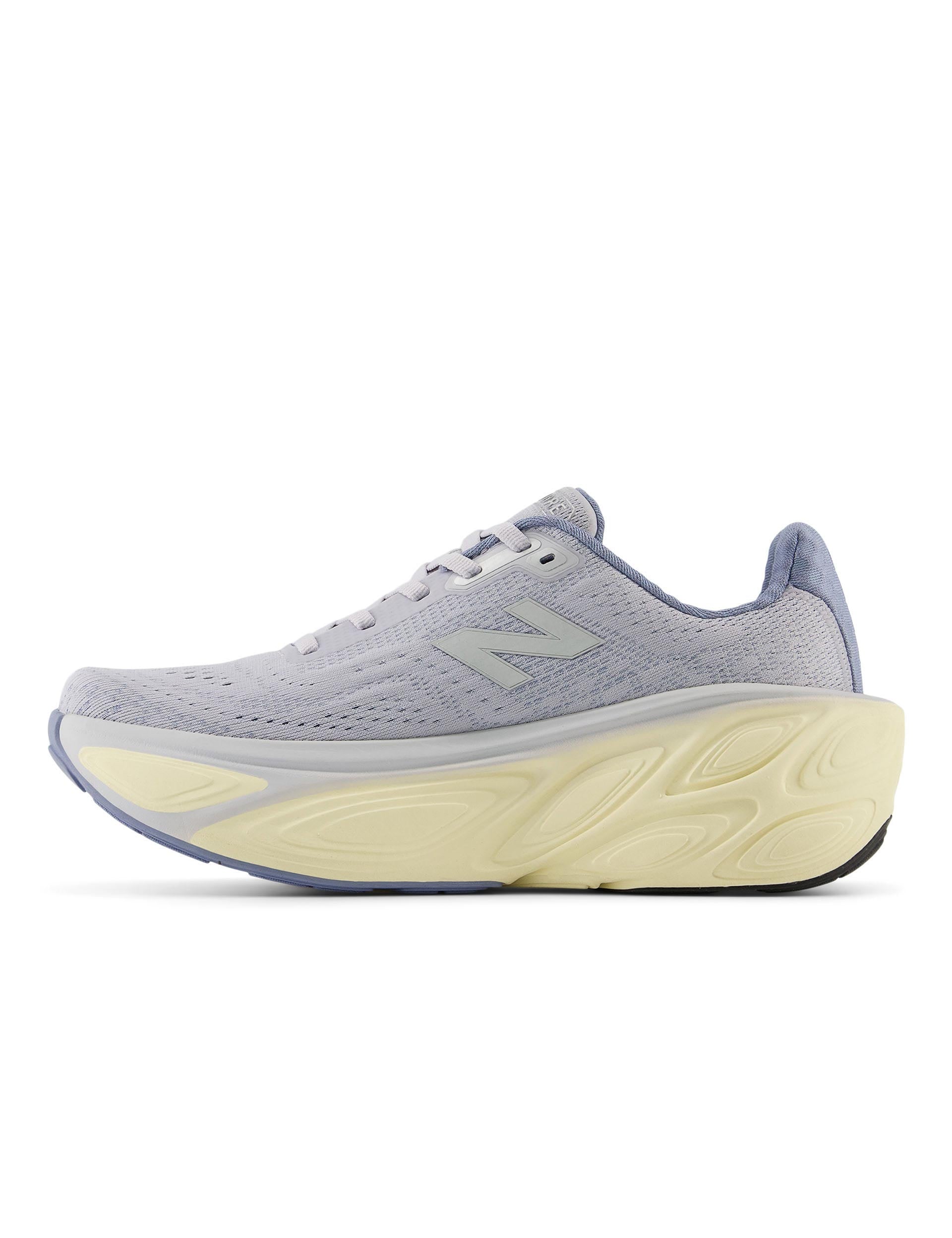 New Balance Fresh Foam X More v5 Running Shoes - Pearl Grey | Cushioned Comfort for Long-Distance Running & Daily Training
