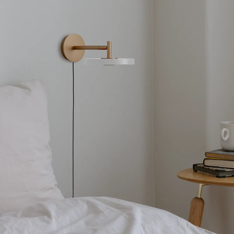 Asteria Modern LED Wall Light - Short & Long Sconce with Multiple Finish Options - Perfect for Bedroom, Hallway, and Outdoor Lighting