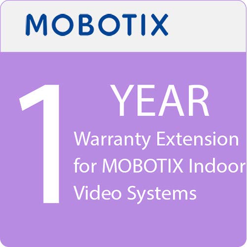 Mobotix 1-Year Warranty Extension for Indoor Security Cameras - Protect Your Home & Office Surveillance System