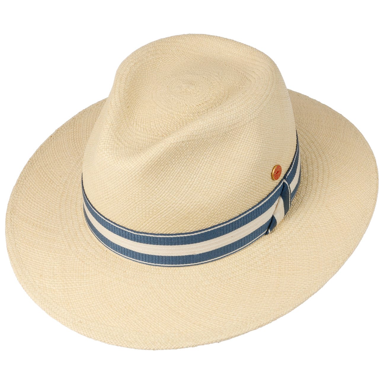 Gedeon Brisa Panama Hat by Mayser - Premium Straw Fedora for Men & Women - Perfect for Beach, Summer & Outdoor Activities