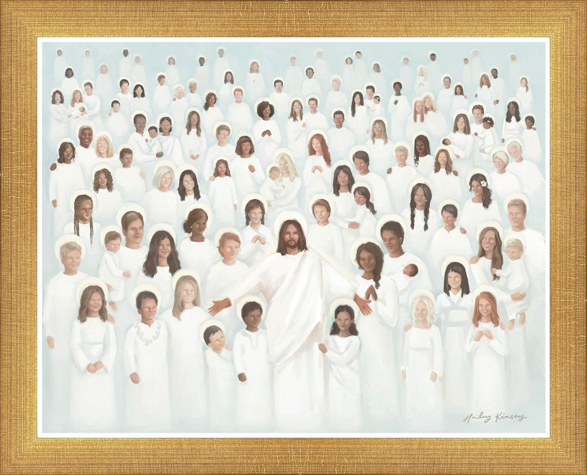 Body Of Christ By Hailey Kinsey - Inspirational Christian Wall Art for Home & Church Decor - Perfect for Living Room, Bedroom & Prayer Space