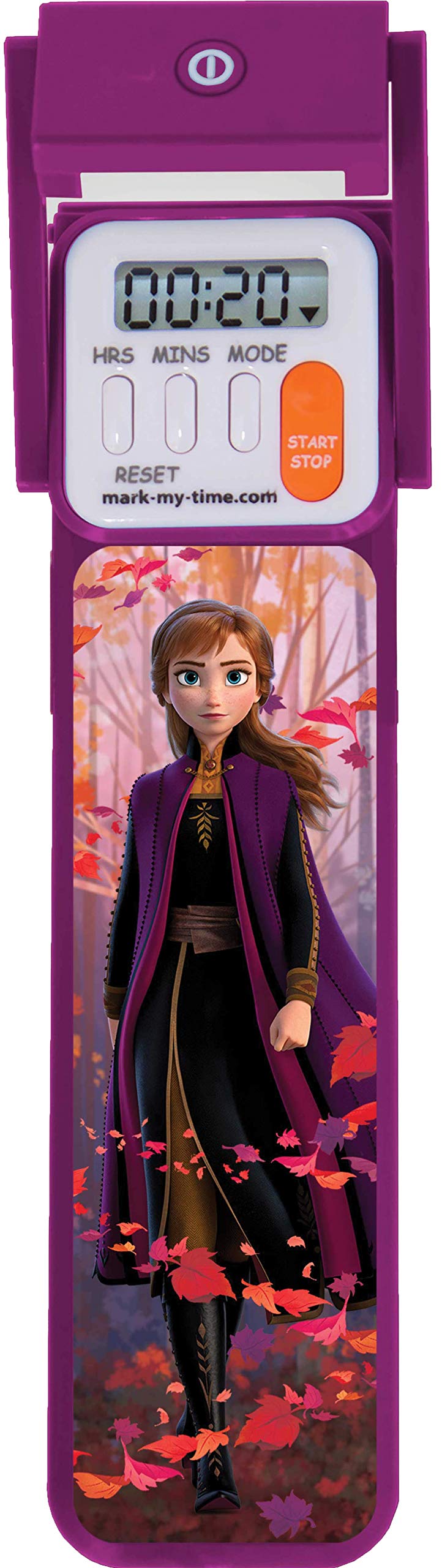 Frozen 2 Anna Digital Book Light with Timer - 3D Mark-My-Time Reading Helper for Kids | Perfect for Bedtime Stories, Homework & Night Reading