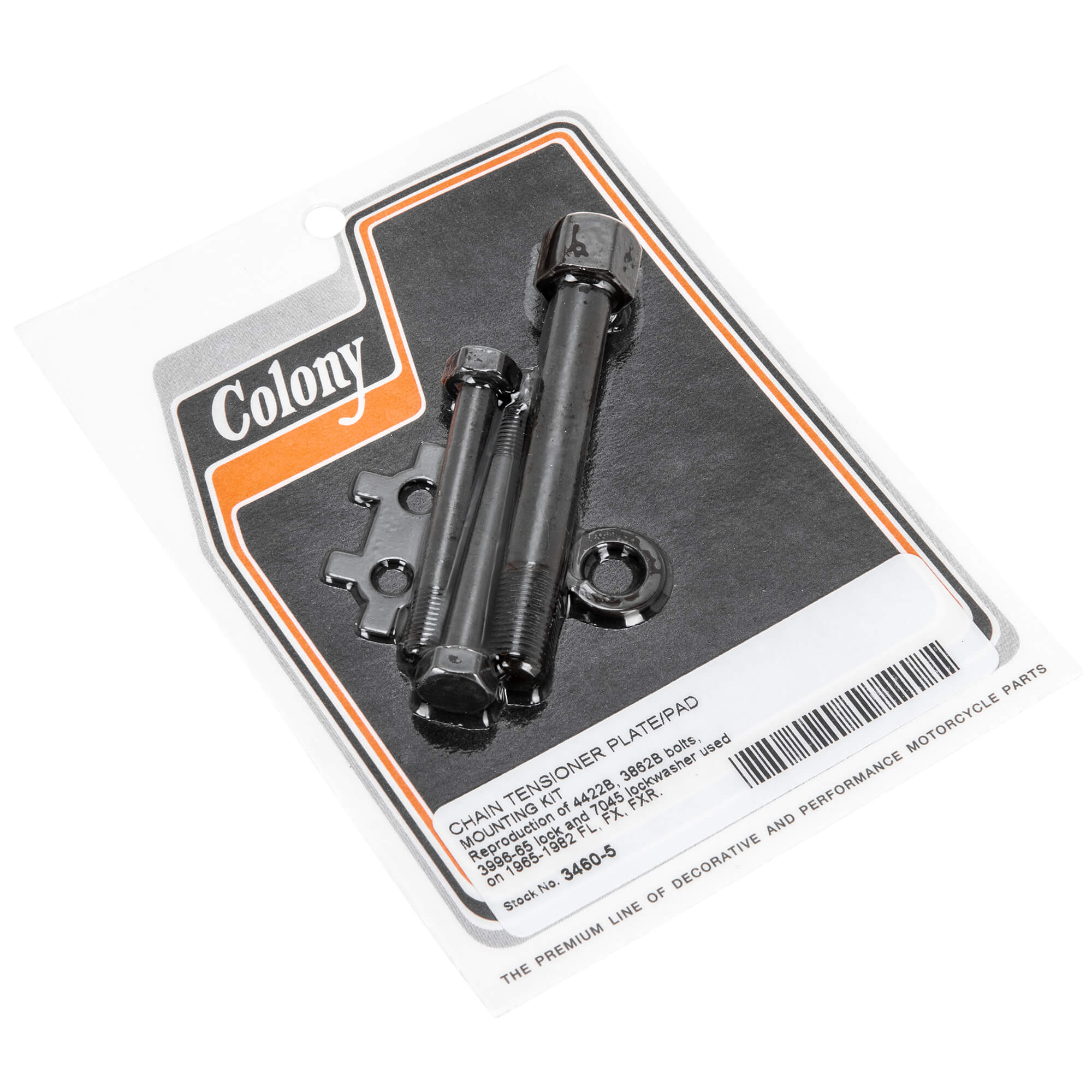1965-1982 Harley Davidson FL/FX/FXR 5 Chain Tensioner Plate & Pad Mounting Kit - Parkerized Finish for Improved Durability | Compatible with Touring & Custom Motorcycle Models