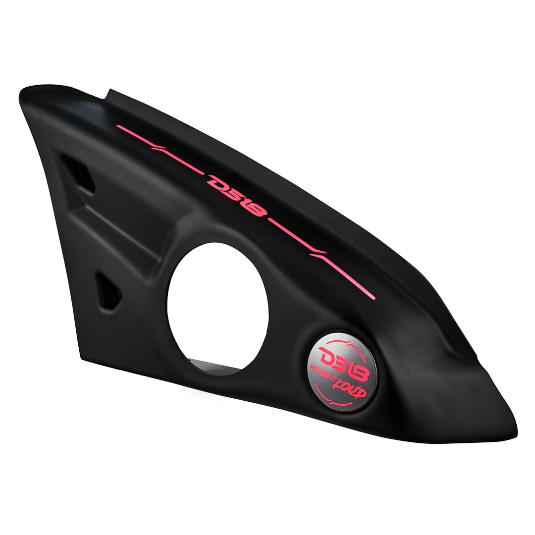 DS18 SLG-AR6V2 Polaris Slingshot Arm Rest Enclosure with Digital LED Lights (2015+ Models) - Fits 2X 6.5