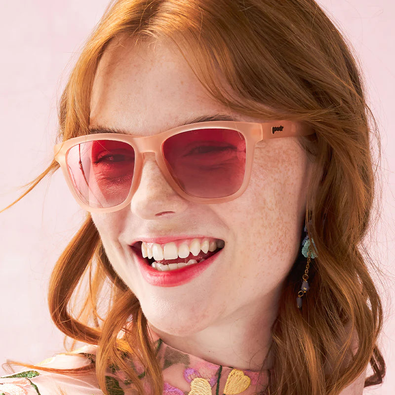 Goodr Don't Make Me Blush Sunglasses - Polarized Running & Cycling Shades for Men & Women - UV Protection for Outdoor Sports & Daily Wear