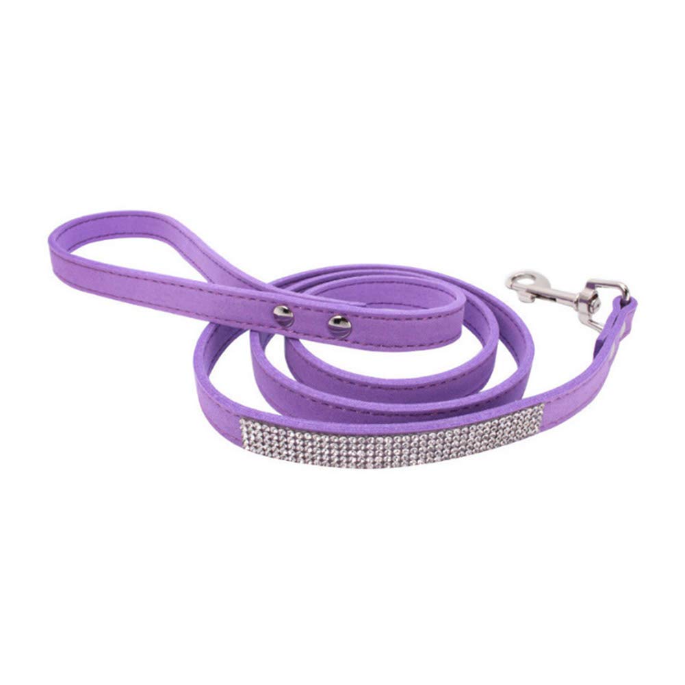 Sparkling Rhinestone Dog Collar & Leash Set - Crystal Diamond Pet Collar for Small & Medium Dogs | Fashionable & Dazzling Accessory for Daily Walks, Parties & Special Occasions