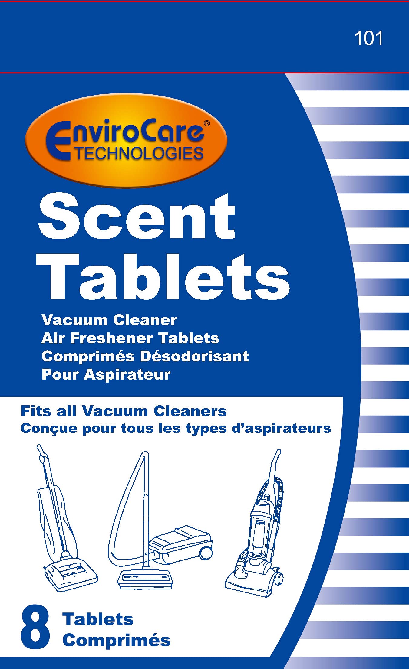 EnviroCare Vacuum Cleaner Scent Tablets - 8 Pack | Long-Lasting Fragrance Discs for Home & Car | Eliminates Odors in Vacuums, Carpets & Upholstery | Fresh Home Cleaning Solution