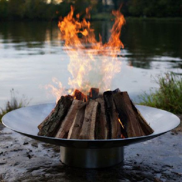 Bella Vita 58 Inch Outdoor Fire Pit - Heavy Duty Steel Wood Burning Firepit for Backyard, Patio, Camping & Garden - Perfect for Roasting Marshmallows & Outdoor Gatherings