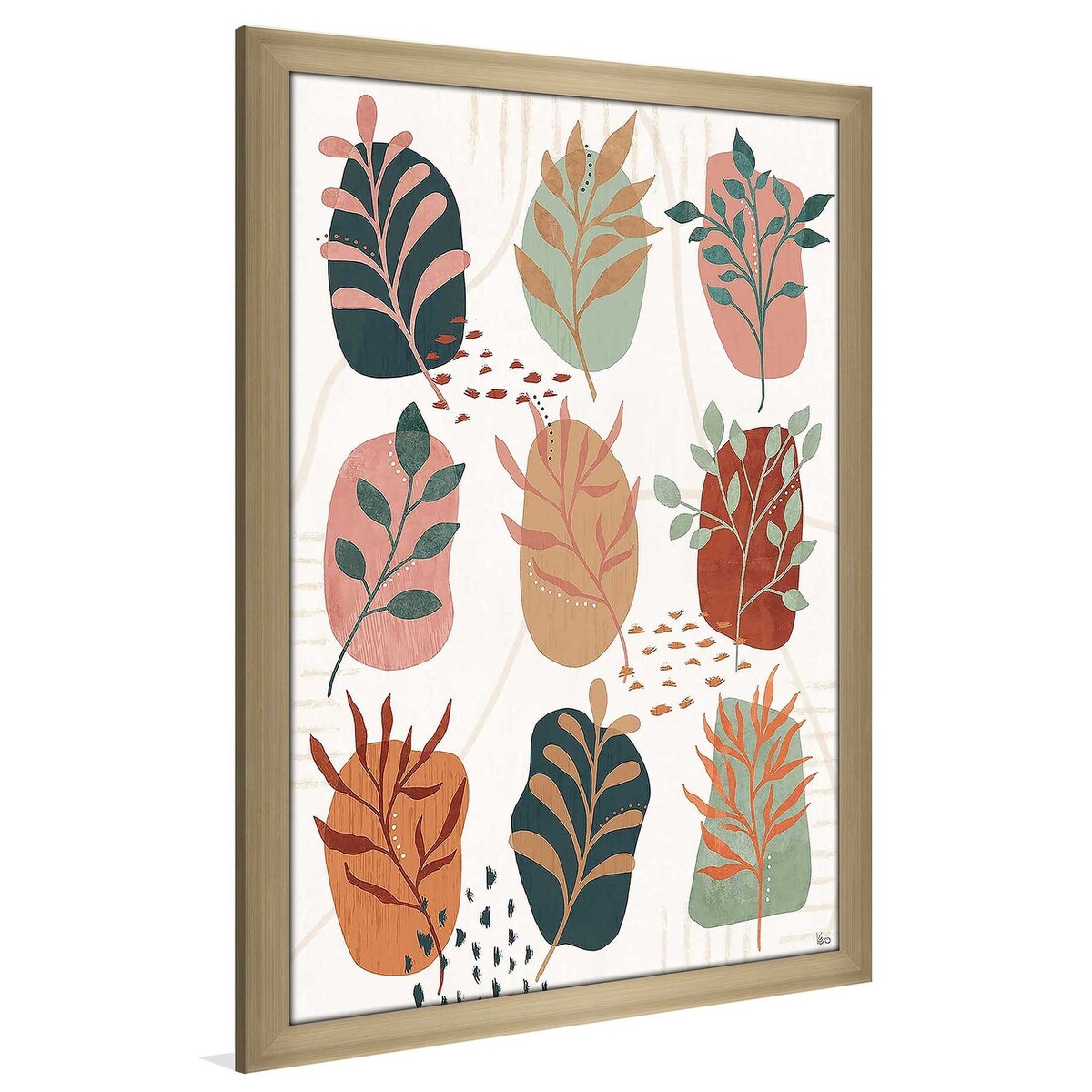 Abstract Blossom IX by Veronique Charron - Premium Acrylic Wall Art Print - Modern Home & Office Decor - Perfect for Living Room, Bedroom or Workspace