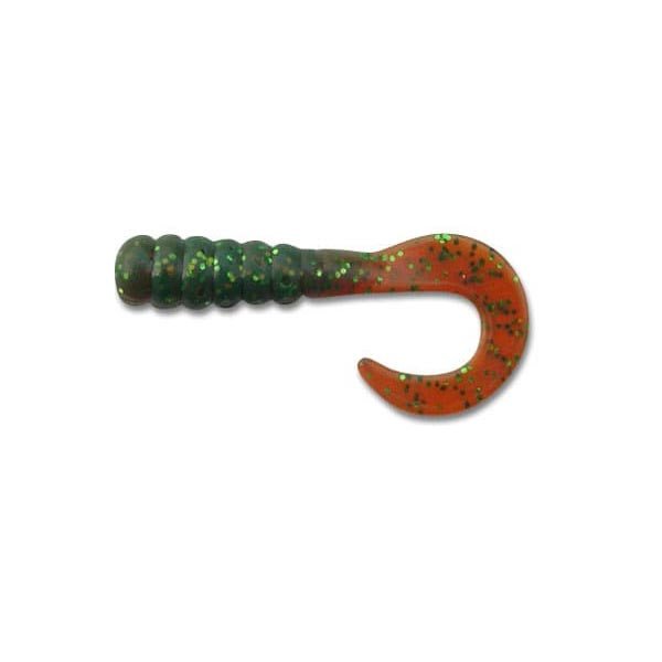 Big Hammer 1.75 Inch Perch Grub Soft Plastic Fishing Lures - Perfect for Bass, Walleye, and Trout Fishing in Lakes & Rivers