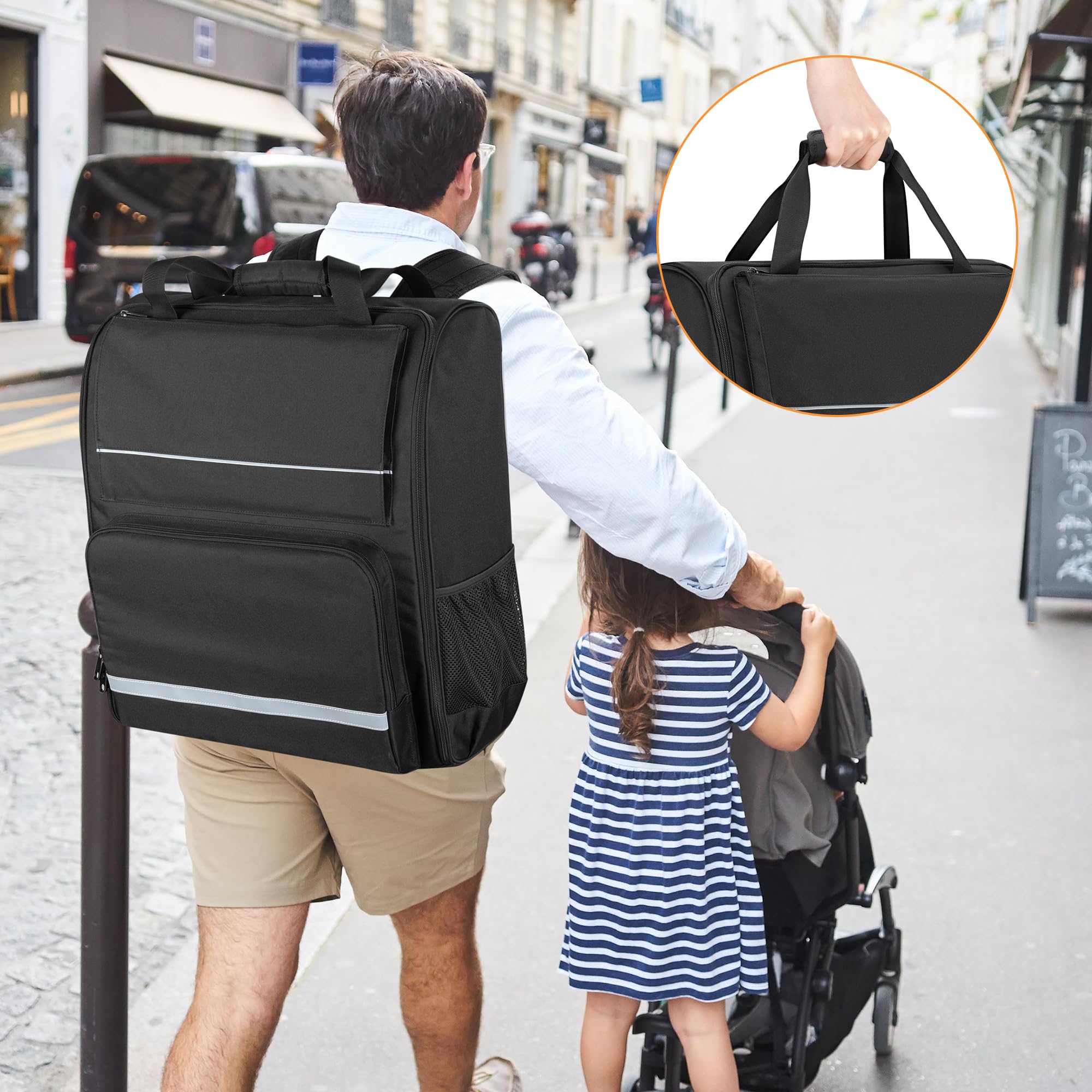Babyzen YOYO2 Stroller Backpack - Patented Design, Lightweight & Durable Diaper Bag for Travel, Shopping & Daily Use with Your YOYO2 Stroller