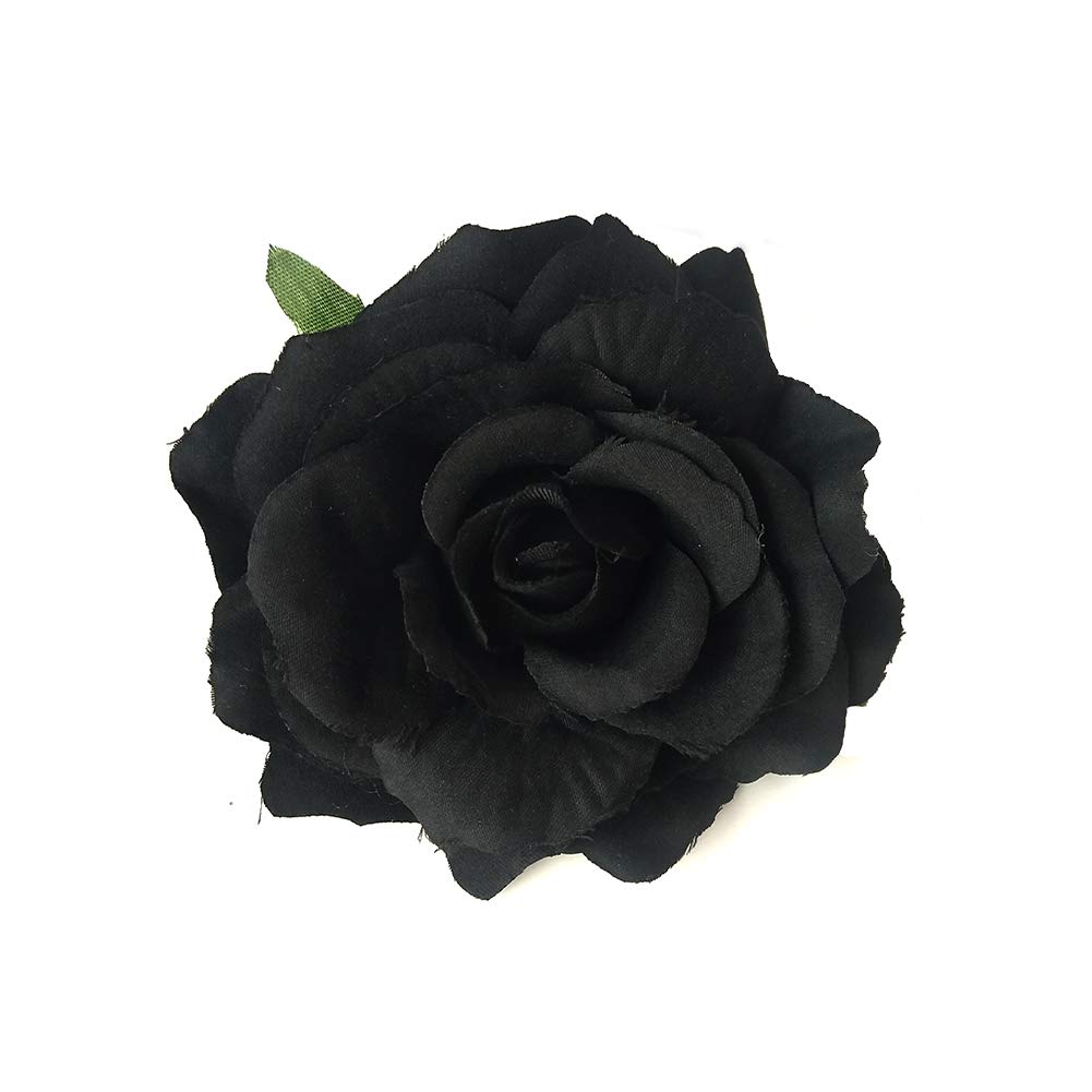 Pingyongchang Flamenco Dancer Rose Hairpin - Elegant Flower Brooch Pin for Women | Perfect for Spanish Dance Costumes, Weddings & Special Occasions