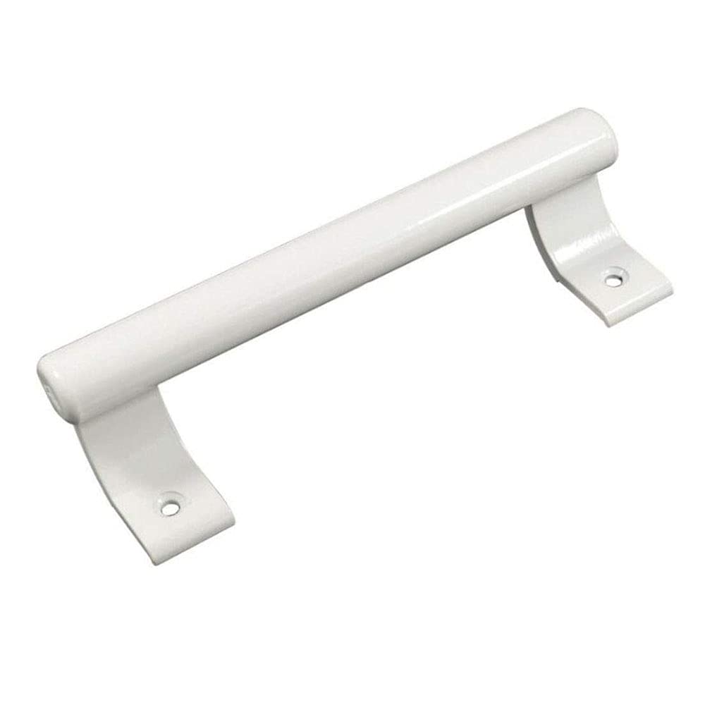 Kafenda 8 Inch Aluminum Alloy Sliding Door Handle - Modern White Metal Handle for Balcony, Bathroom, Closet, Warehouse & Garden Doors - Durable & Stylish Upgrade for Home & Office Spaces