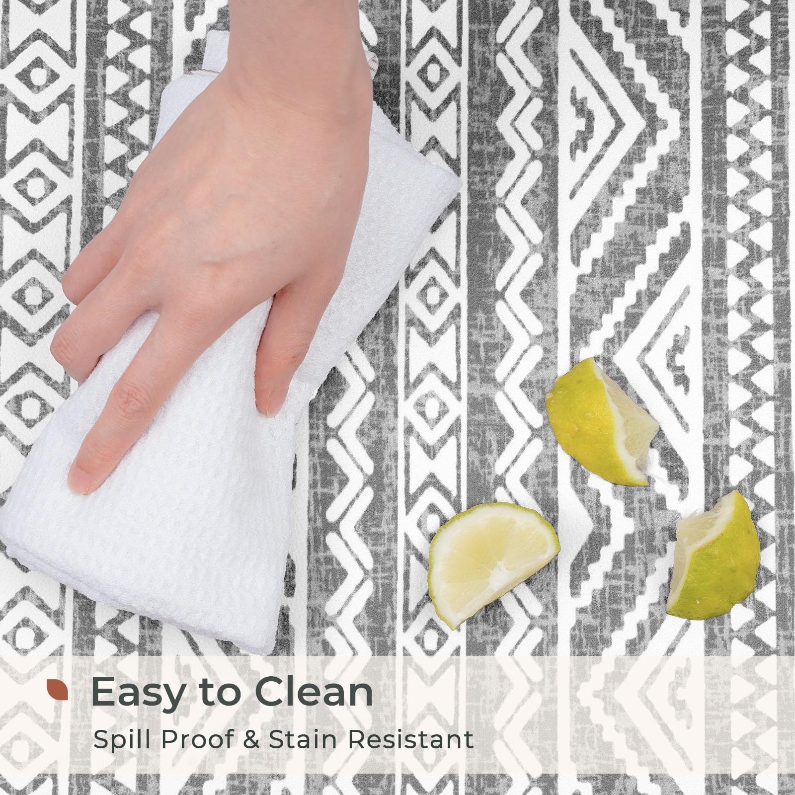 FRESHMINT Boho Kitchen Mat - 0.47