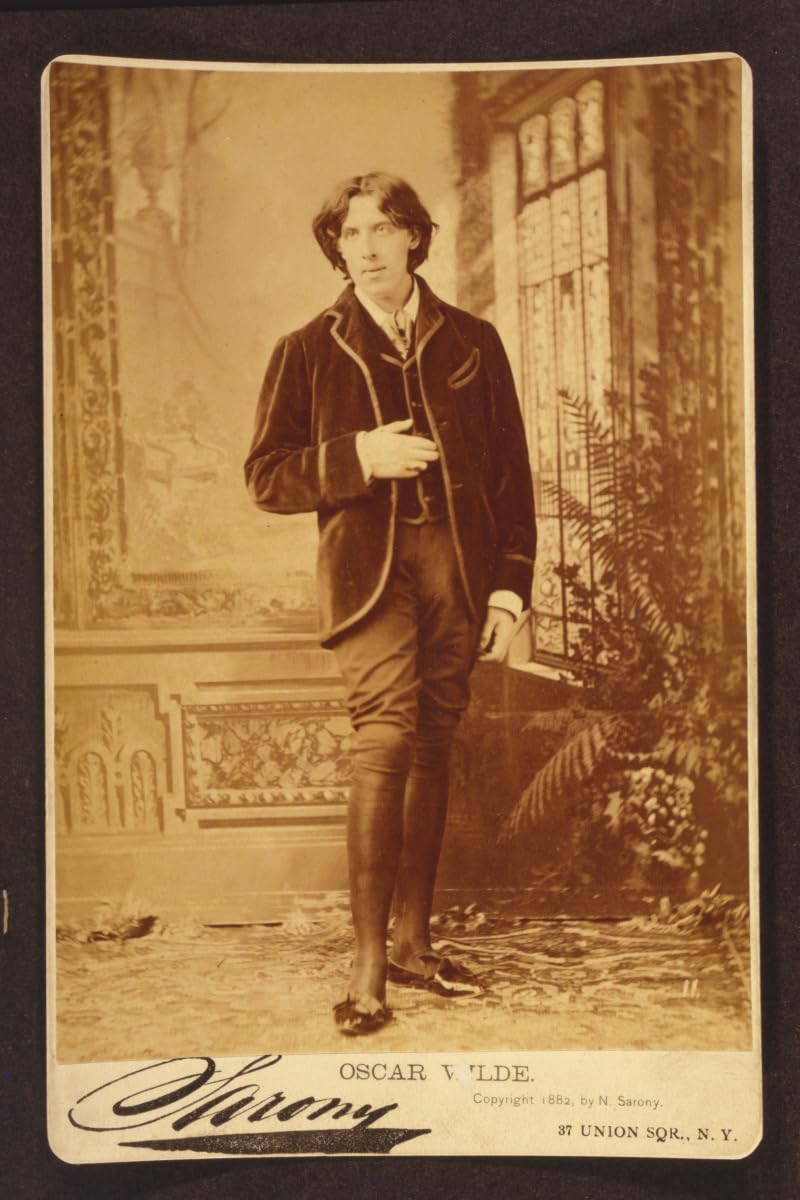 Vintage Oscar Wilde 1882 Photo Print 12x18 - ClassicPix Premium Wall Art for Home & Office Decor