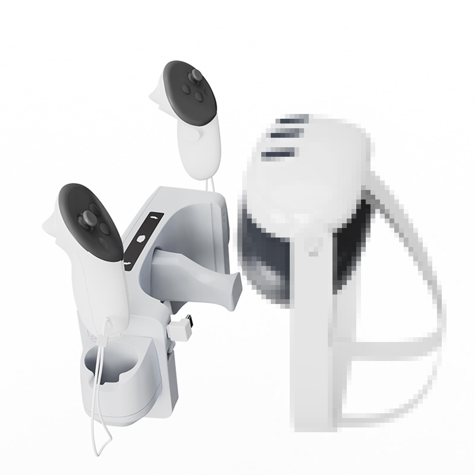 Docooler Charging Dock Stand for Meta Quest 3 VR Headset - Fast Charging Station with Stable Base - Perfect for Gaming, Movies & Virtual Reality Experiences