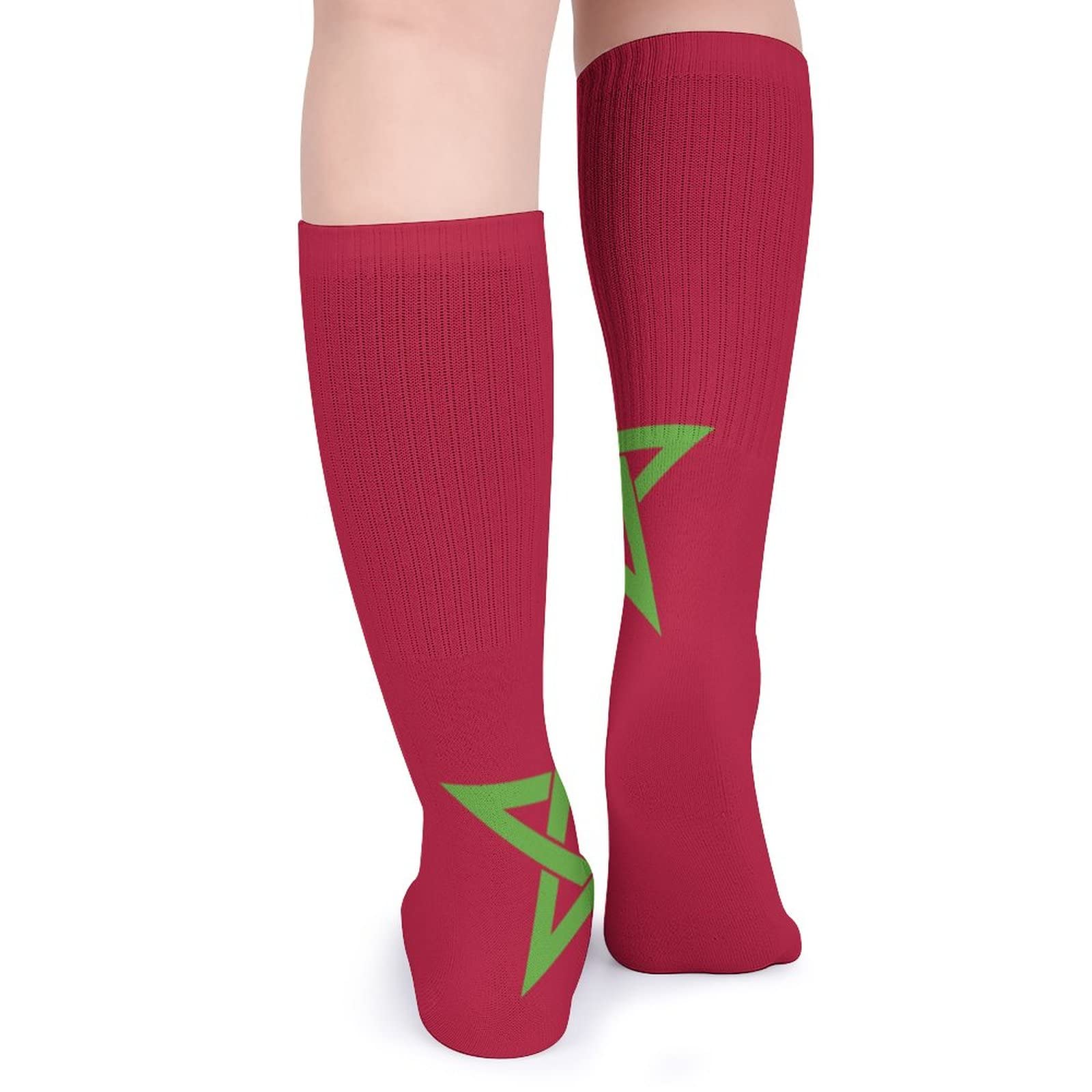 Morocco Flag Casual Socks - Moisture Wicking & Breathable Athletic Socks for Men & Women (5 Pairs) - Perfect for Sports, Travel & Everyday Wear