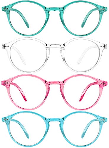 4 Pack: Crystal, Transparent Pink, Transparnt Turquoise, Transparent Blue