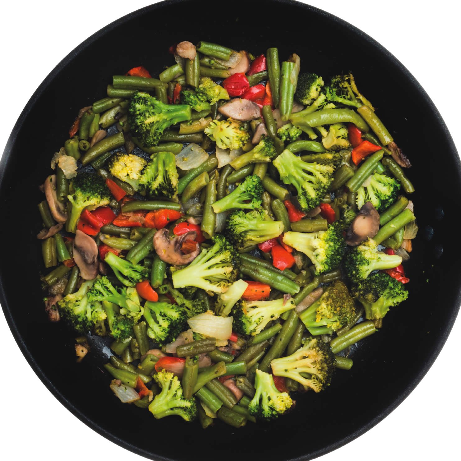 30cm Non-Stick Carbon Steel Wok with Wooden Handle - World of Flavors Oriental Stir Fry Pan for Asian Cooking, Home Kitchen & Professional Chef Use