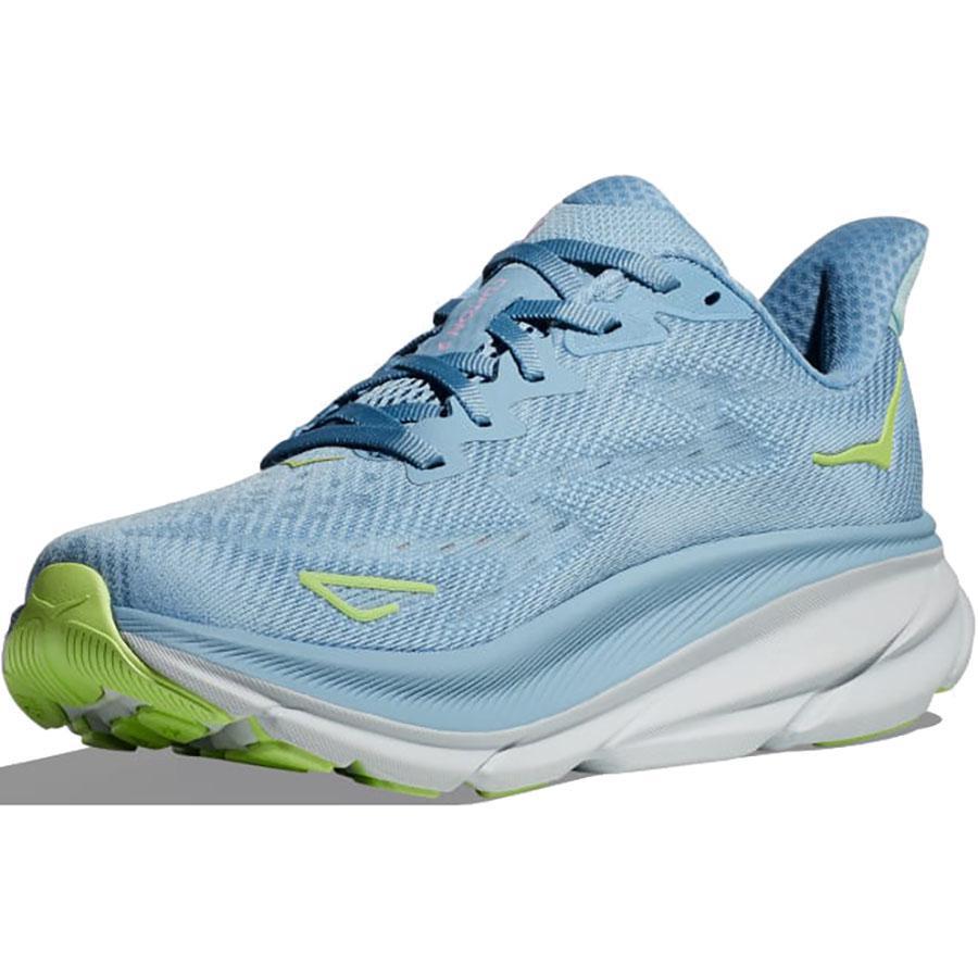 HOKA Women's Clifton 9 Wide Running Shoes - Lightweight Cushioned Sneakers for Road Running, Walking & Everyday Comfort