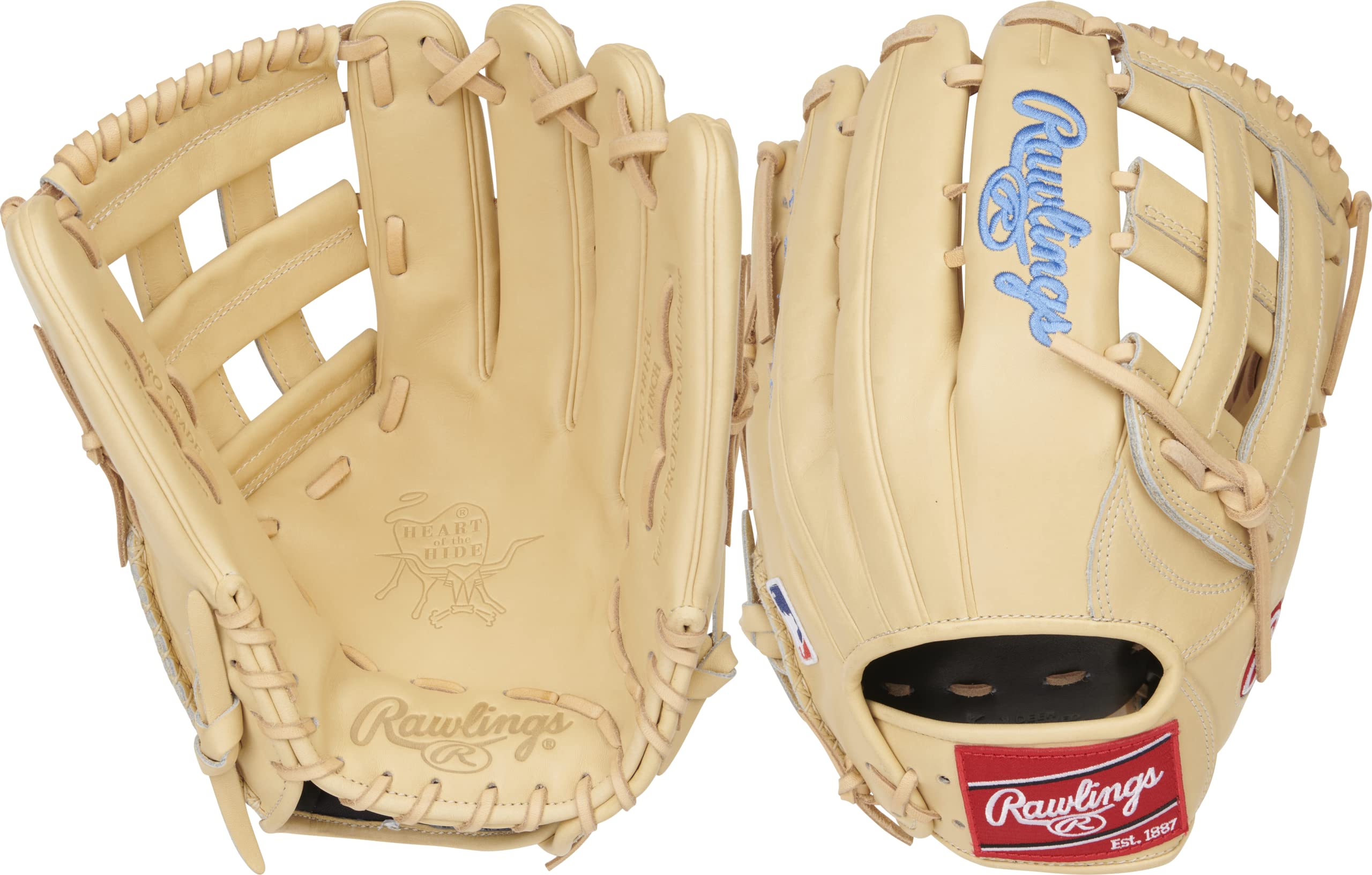 Rawlings HEART OF THE HIDE Baseball Glove - Premium Leather, Traditional Break-In, Multiple Sizes & Styles for Baseball Players & Coaches - Perfect for Training, Games & Professional Use