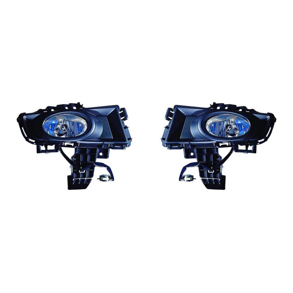 2007-2009 Mazda 3 Fog Light Assembly Pair - Driver & Passenger Side | CAPA Certified | MA2592115 | Perfect for Night Driving & Bad Weather Visibility