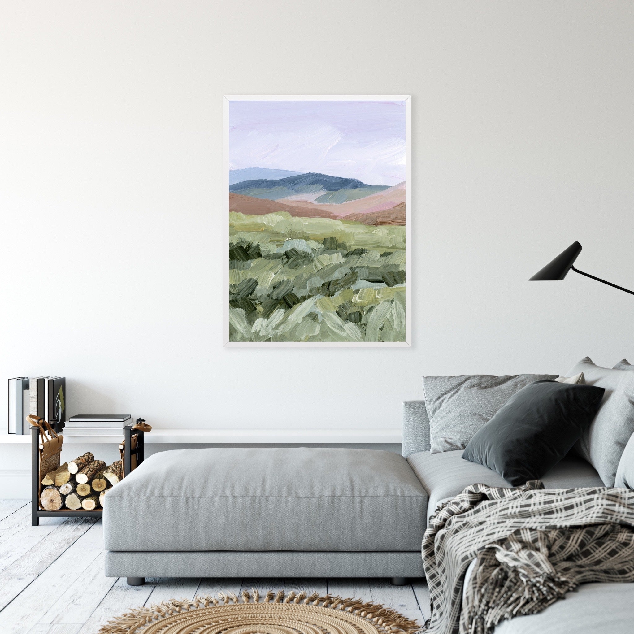 Spring Art Print - Vibrant Floral Wall Decor for Home, Office & Gifts | Landscape Painting for Living Room, Bedroom & Dorm