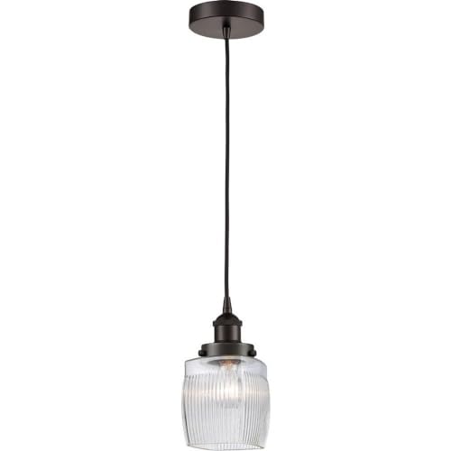 Oil Rubbed Bronze / Clear Halophane