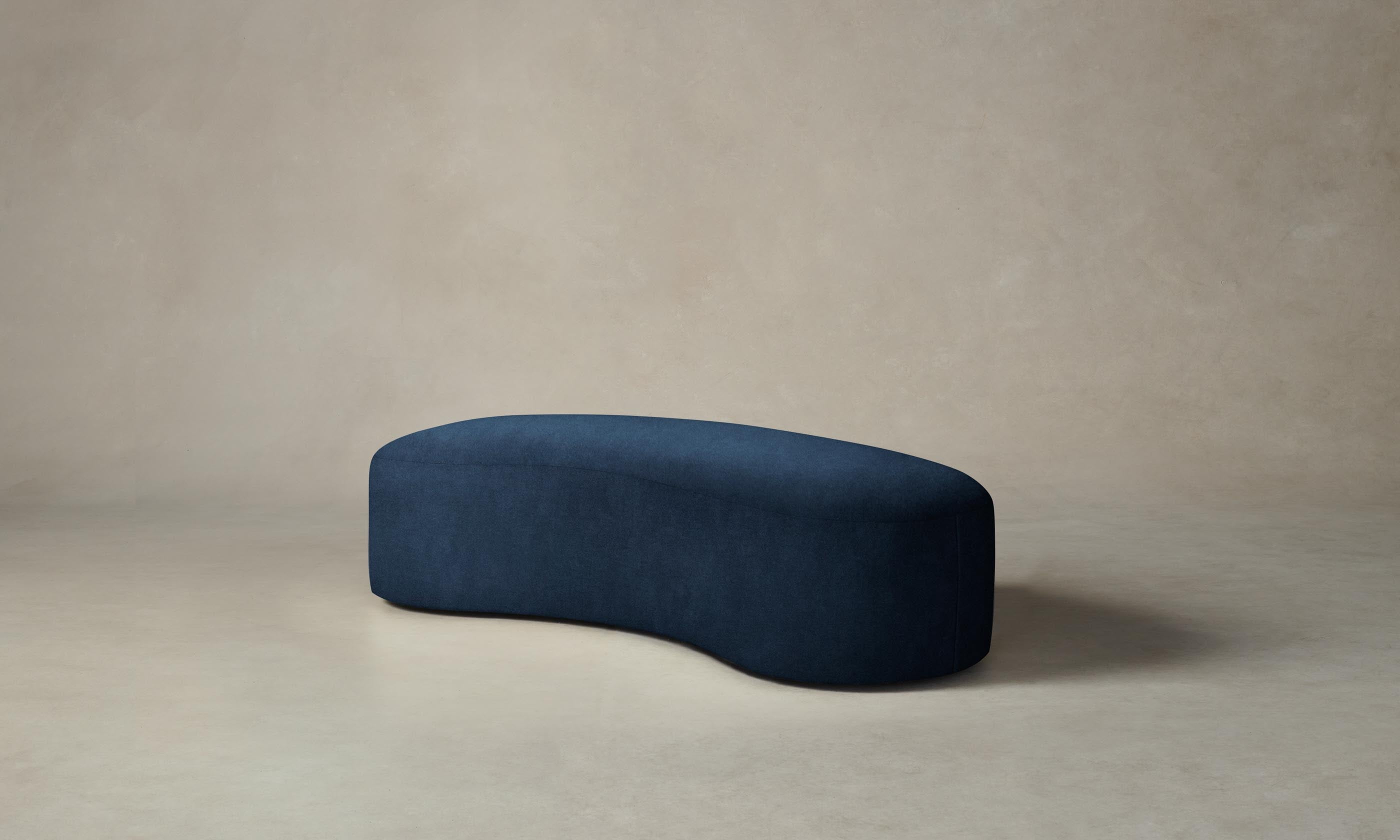 Chelsea Daybed with Performance Velvet Upholstery in Sapphire Blue - Perfect for Living Rooms, Guest Rooms & Cozy Reading Nooks