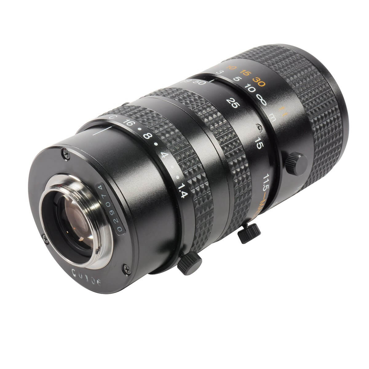 LMZ69M 2/3 11.5 69mm F1.4 C Mount Macro Zoom Lens for CCTV, DSLR & Mirrorless Cameras - Perfect for Surveillance, Close-Up Photography & Videography