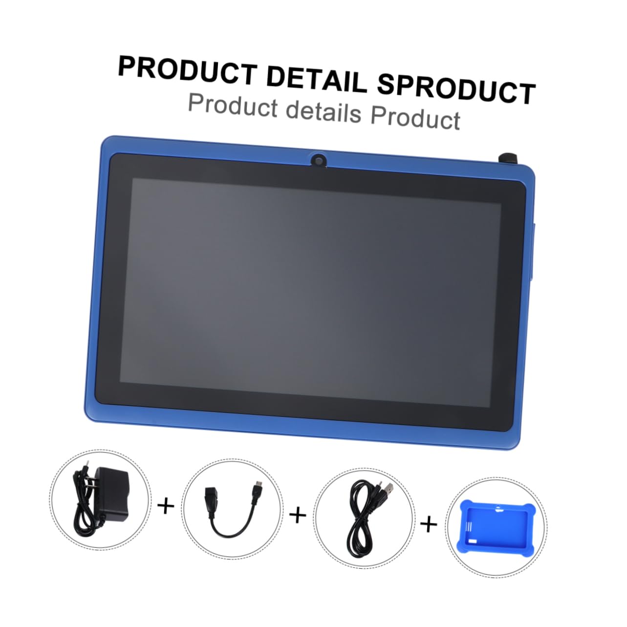 Uonlytech Kids Tablet - 7 Inch Android WiFi Learning Tablet for Children | Educational Games, Parental Control, Durable Design for Home & Travel Use